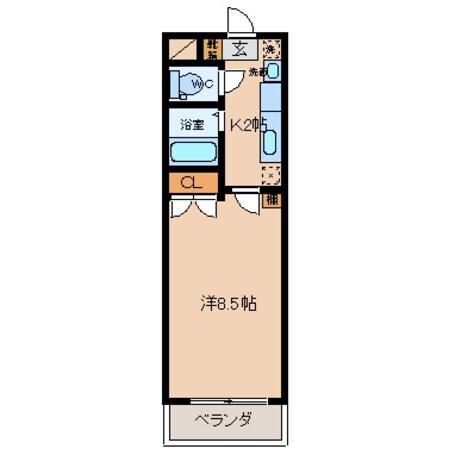 アビテ住吉の物件間取画像